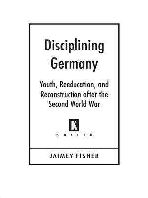 cover image of Disciplining Germany